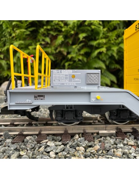 Vagón mercancías portacontenedores